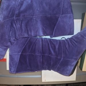 Purple vintage boots